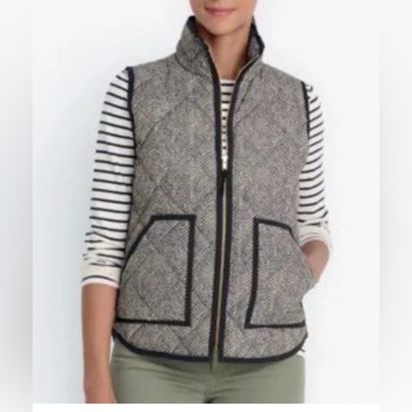 J Crew Herringbone Vest - Picture 5 of 6